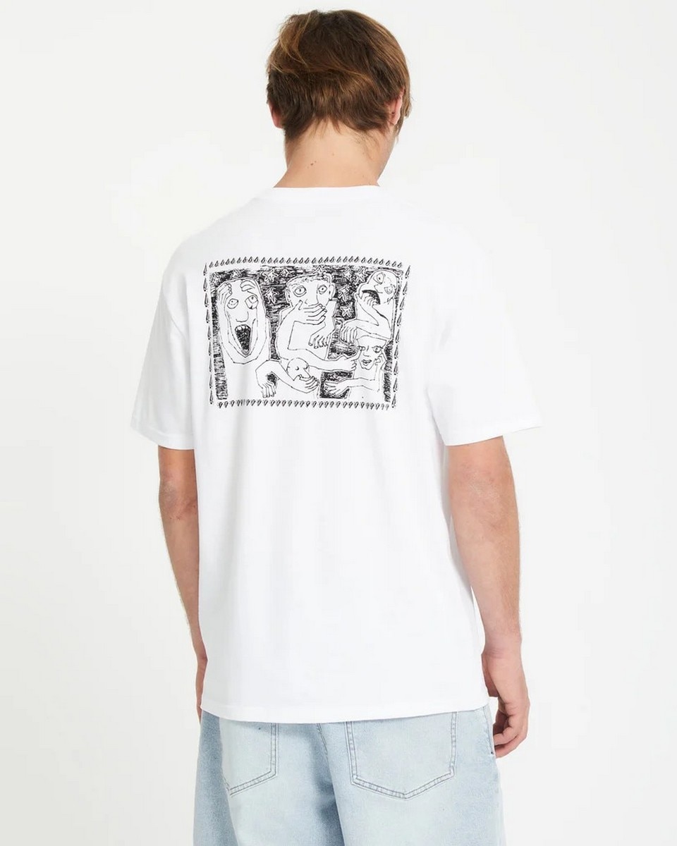 T-shirt Crazybal - Branco 4