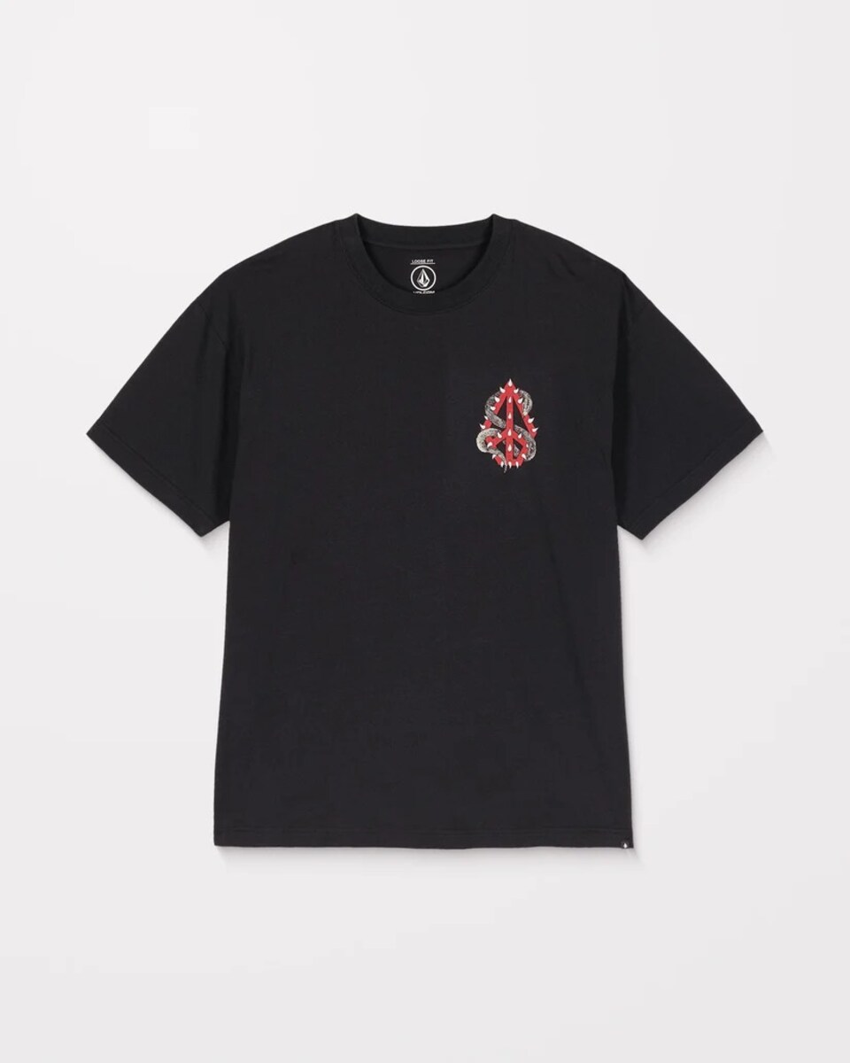 T-shirt de Homem Snake Peace - Preto 4