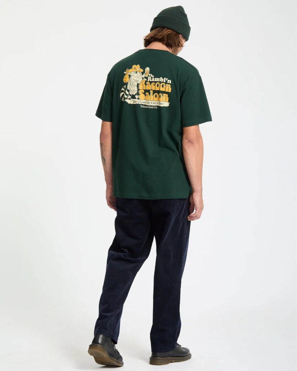 T-shirt de Homem Racoon - Verde Escuro 4