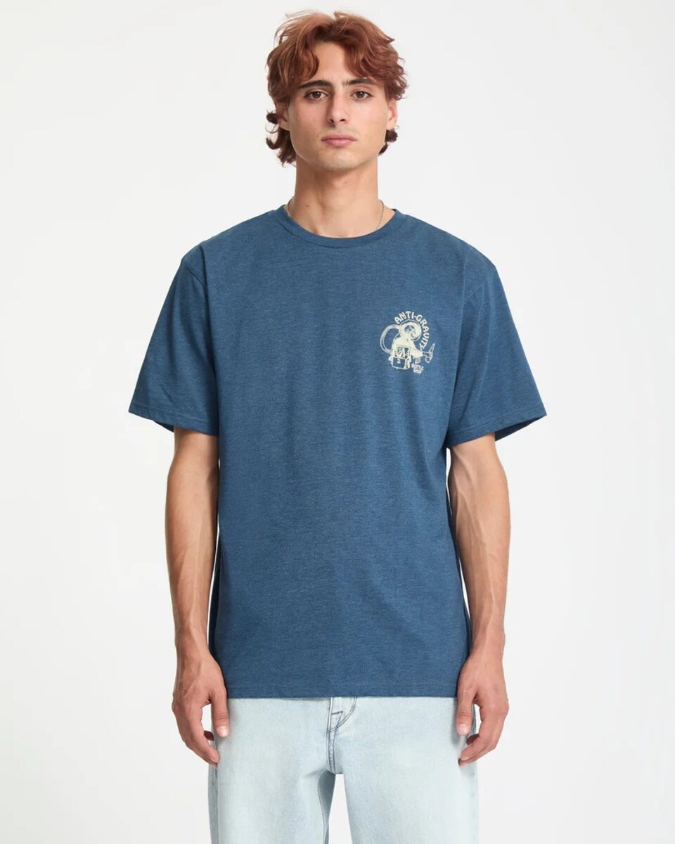 T-shirt de Homem Anti Gravity - Azul 1