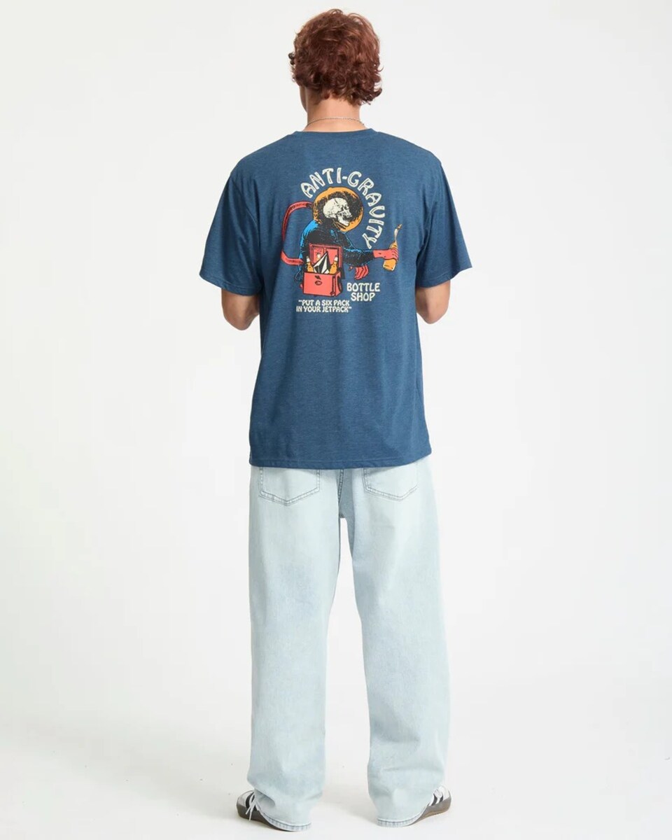 T-shirt de Homem Anti Gravity - Azul 3