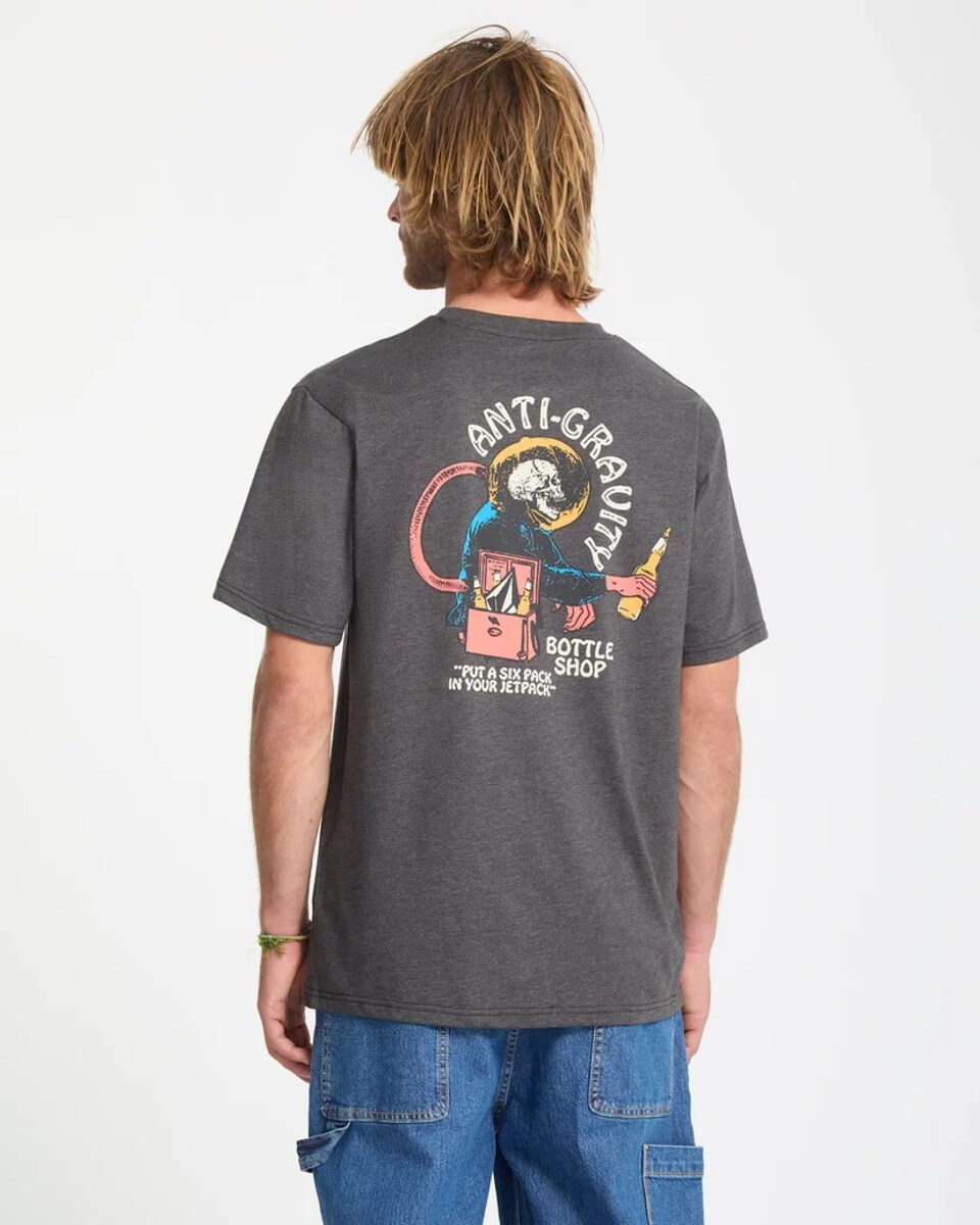 T-shirt de Homem Anti Gravity - Heather Black 2