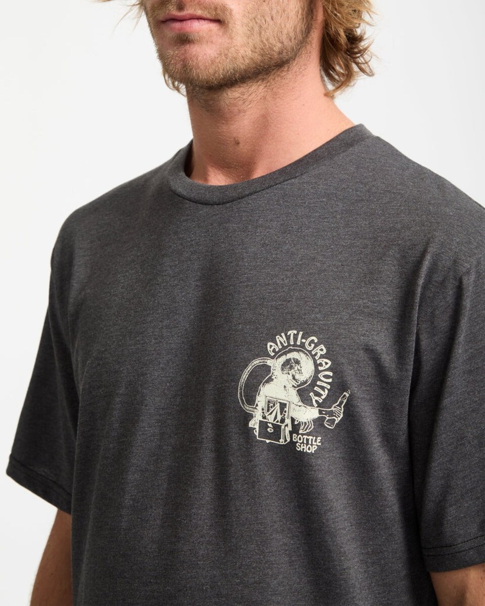 T-shirt de Homem Anti Gravity - Heather Black 4