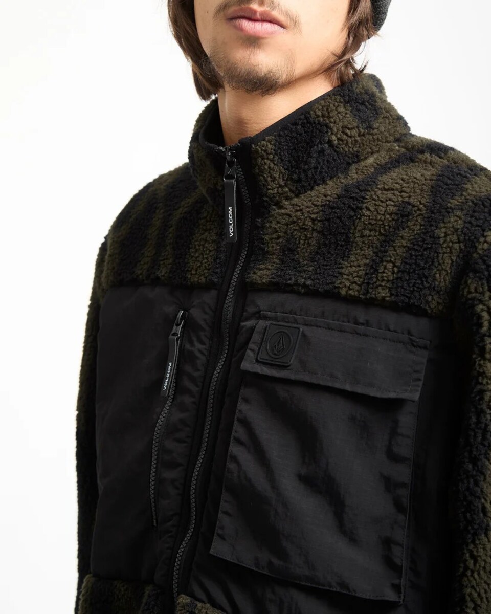 Sweatshirt de Homem com Fecho Storm Stone - Sage Leaf 3