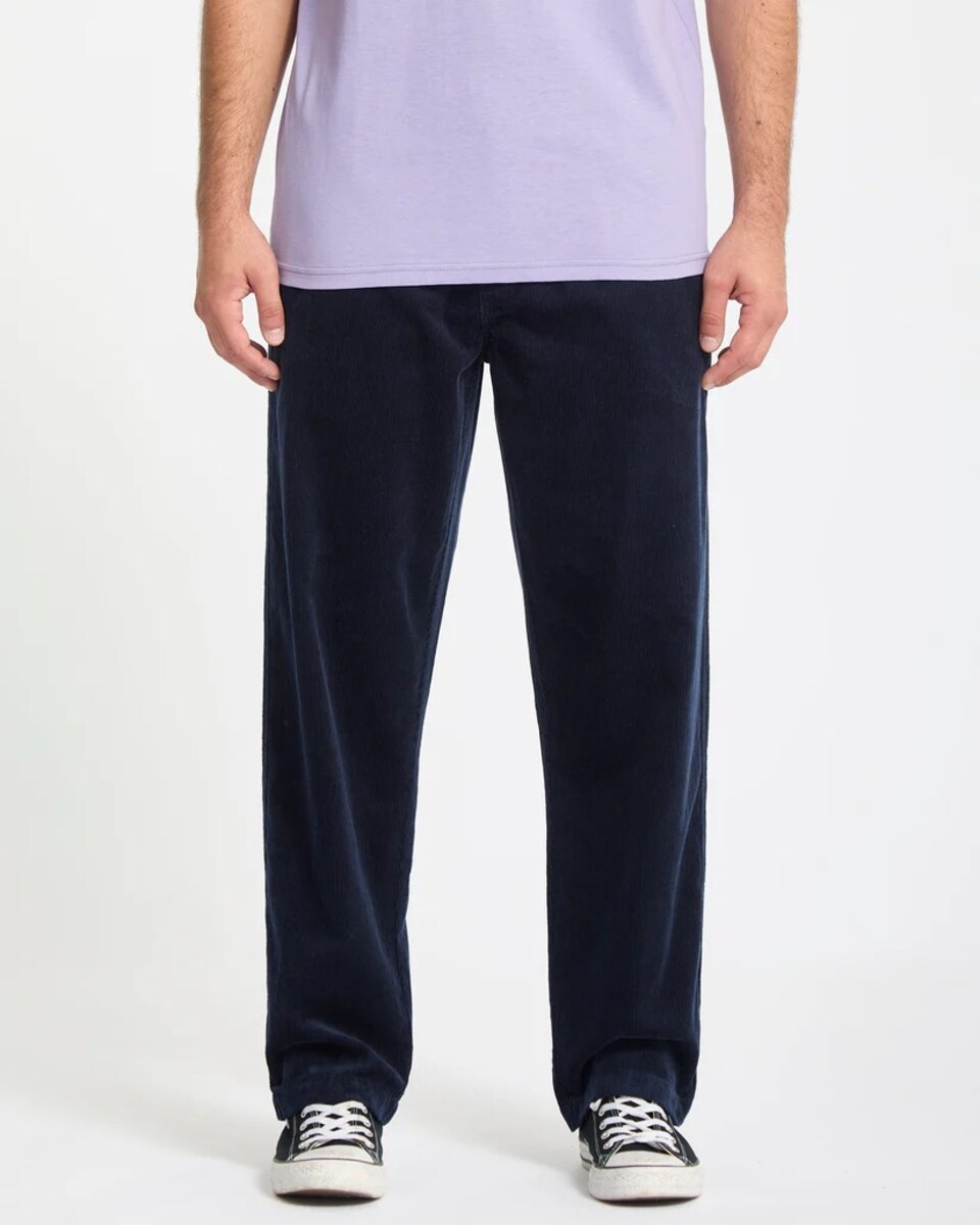 Calças de Homem com Cintura Elástica - Azul Marinho 2