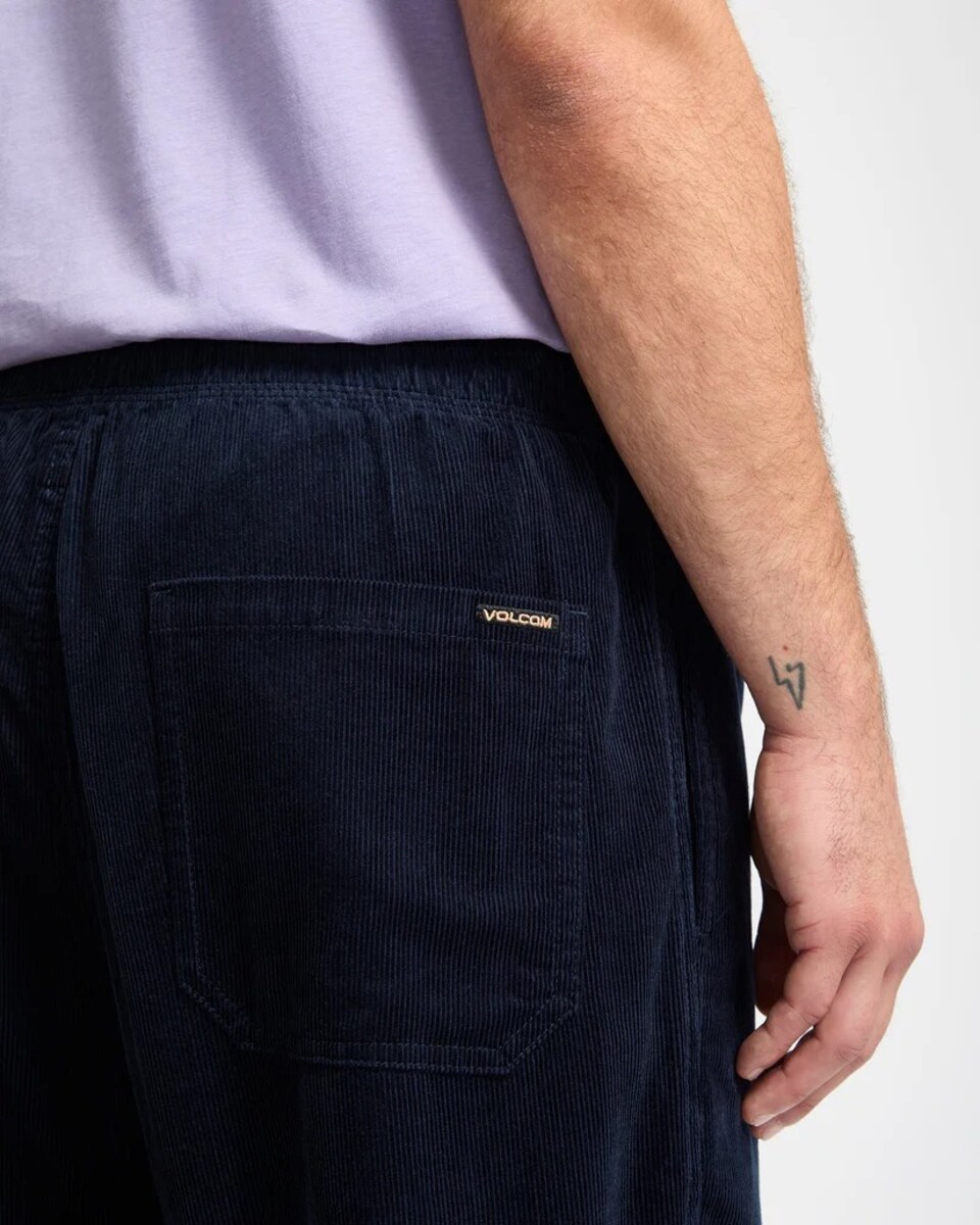 Calças de Homem com Cintura Elástica - Azul Marinho 4