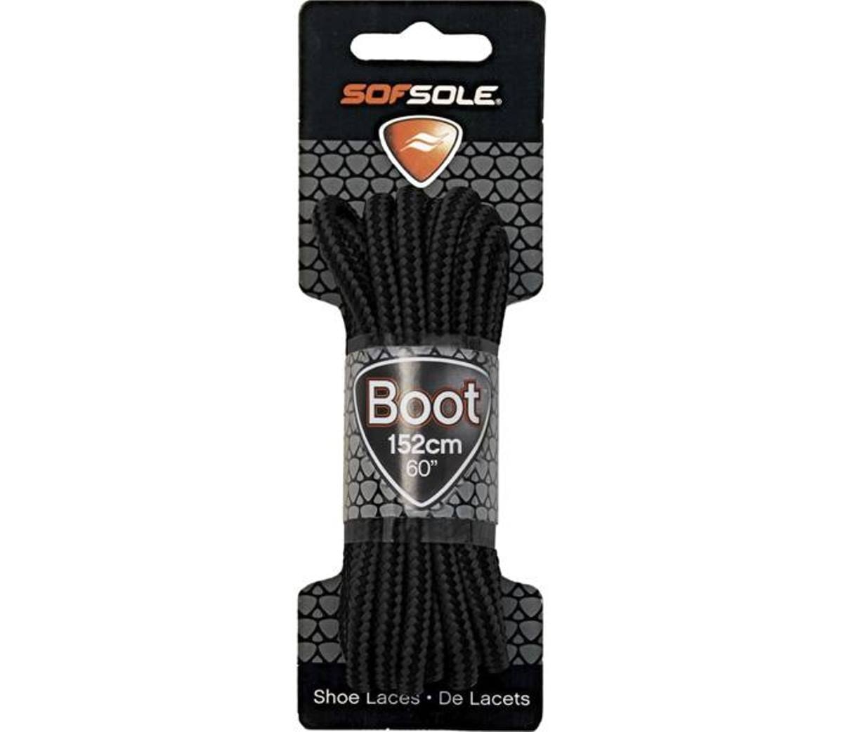 Atacadores Encerados para Botas - Preto 1
