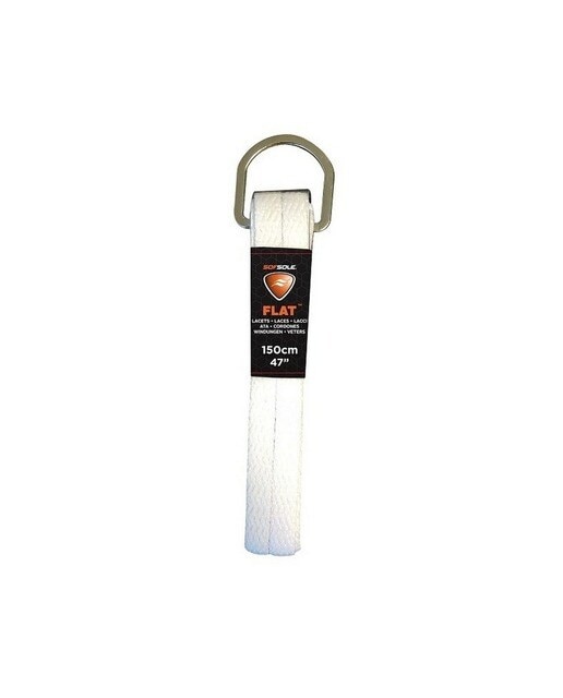 Atacadores Flat - 150 cm 47" - Branco 1