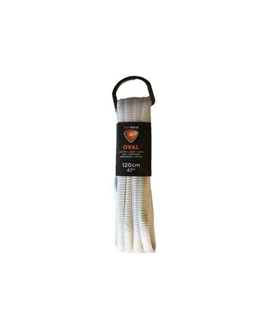Atacadores Oval - 120 cm 47" - Branco 1