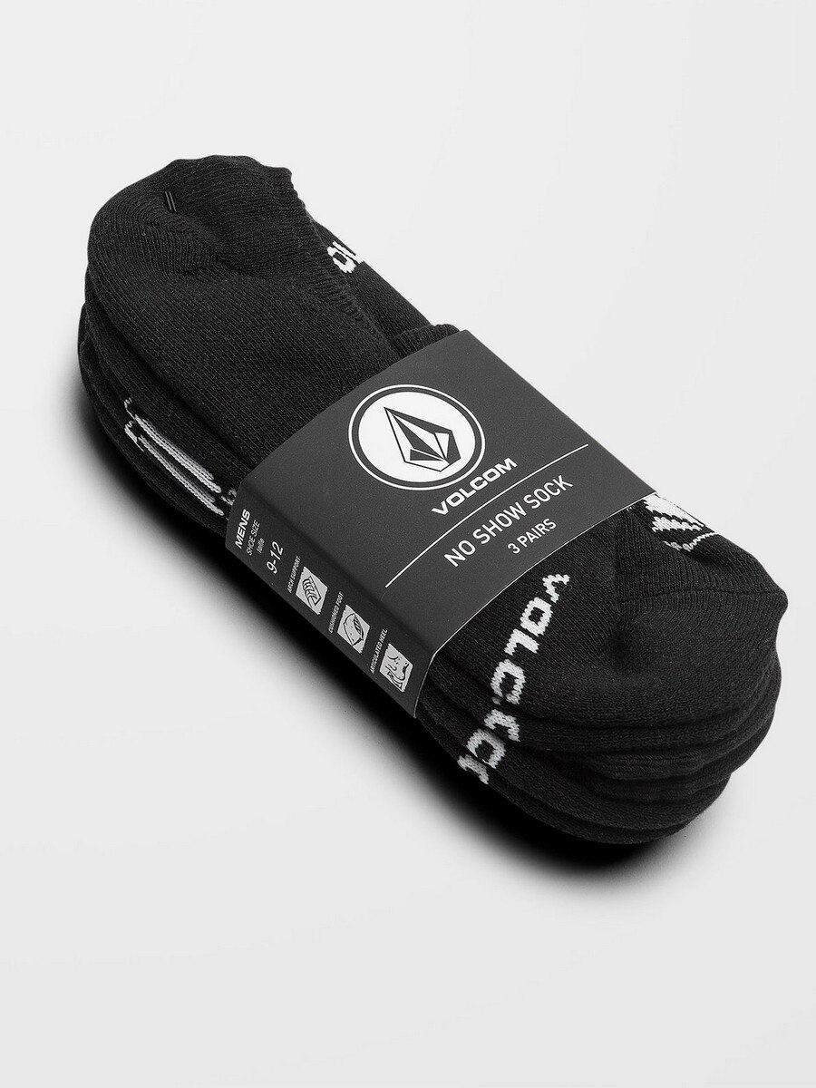 Pack de 3 Pares de Meias Stones No Show - Branco 1