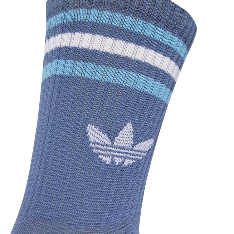 Pack de 3 Pares de Meias Unissexo Adicolor Azul-3