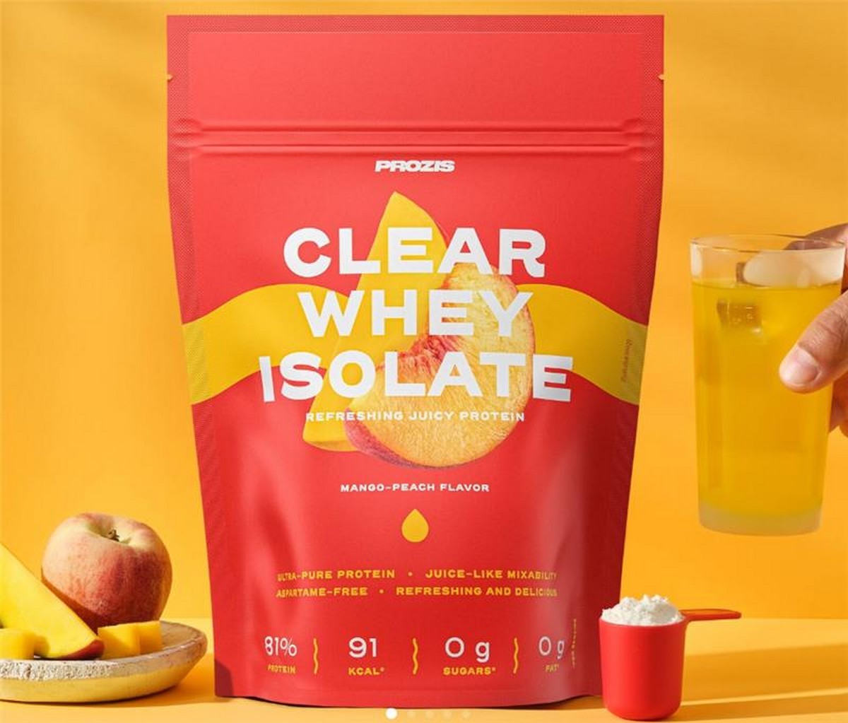 Imagem 0 de Proteína Hidrolisada Clear Whey Isolate Manga e Pêssego - 500g