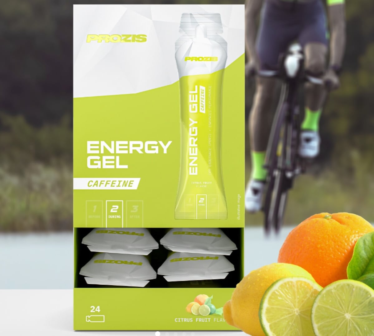 Energy Gel Citrinos + Cafeína - 50gs 1