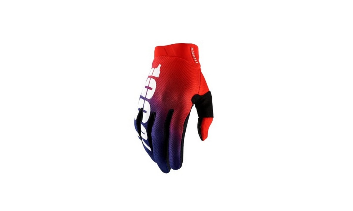 Luvas de Ciclismo Ride Fit 100% Vermelho-1