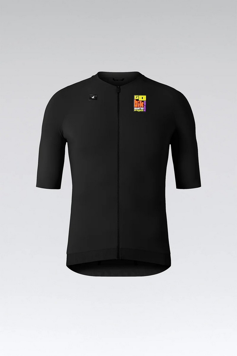 Imagem 0 de Camisola de Ciclismo Unissexo CX Solid HK - Preto