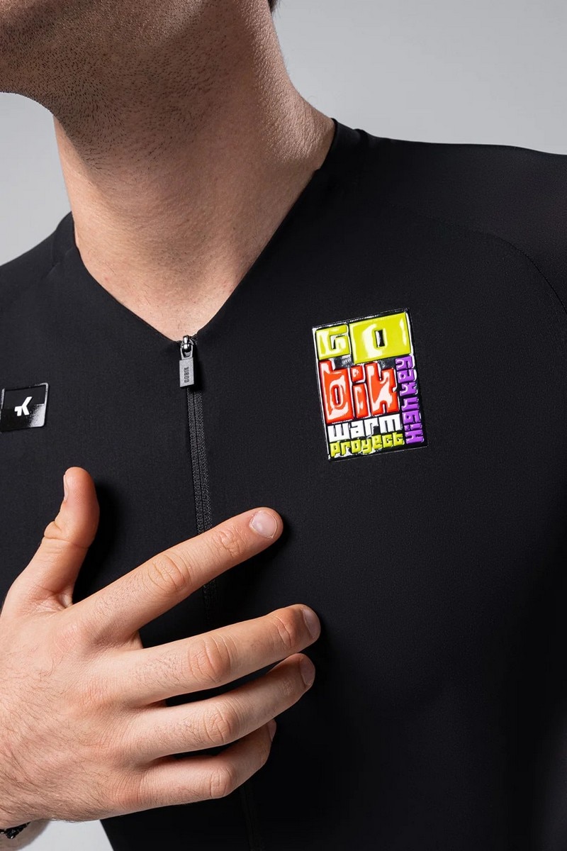 Camisola de Ciclismo Unissexo CX Solid HK - Preto 3