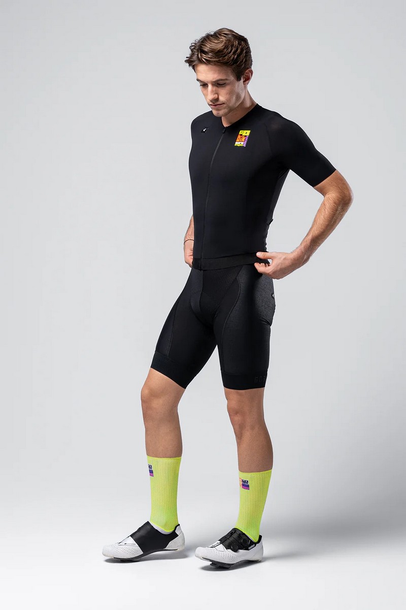 Camisola de Ciclismo Unissexo CX Solid HK - Preto 6