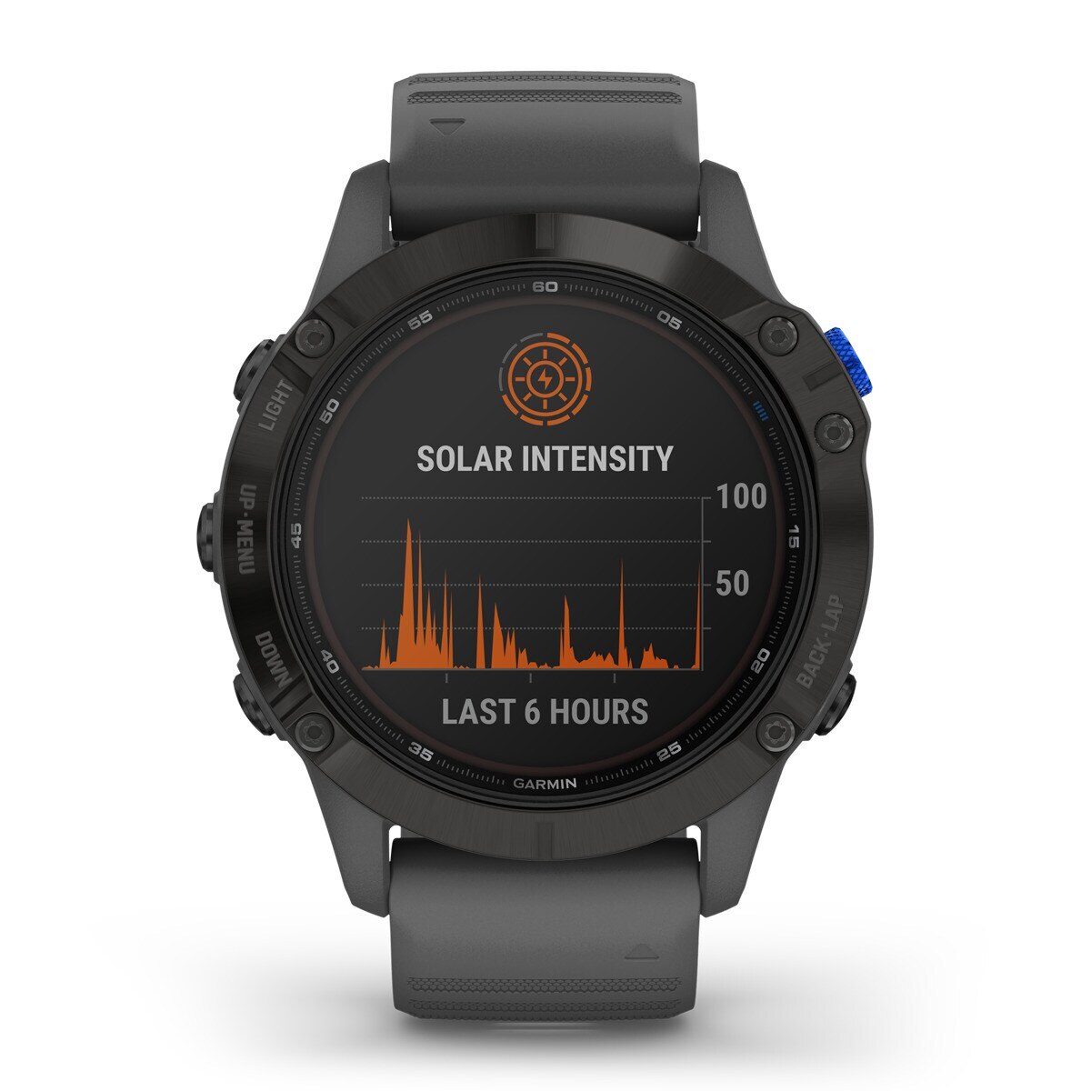 Relógio GPS Fenix 6 Pro Solar Preto / Cinzento-5