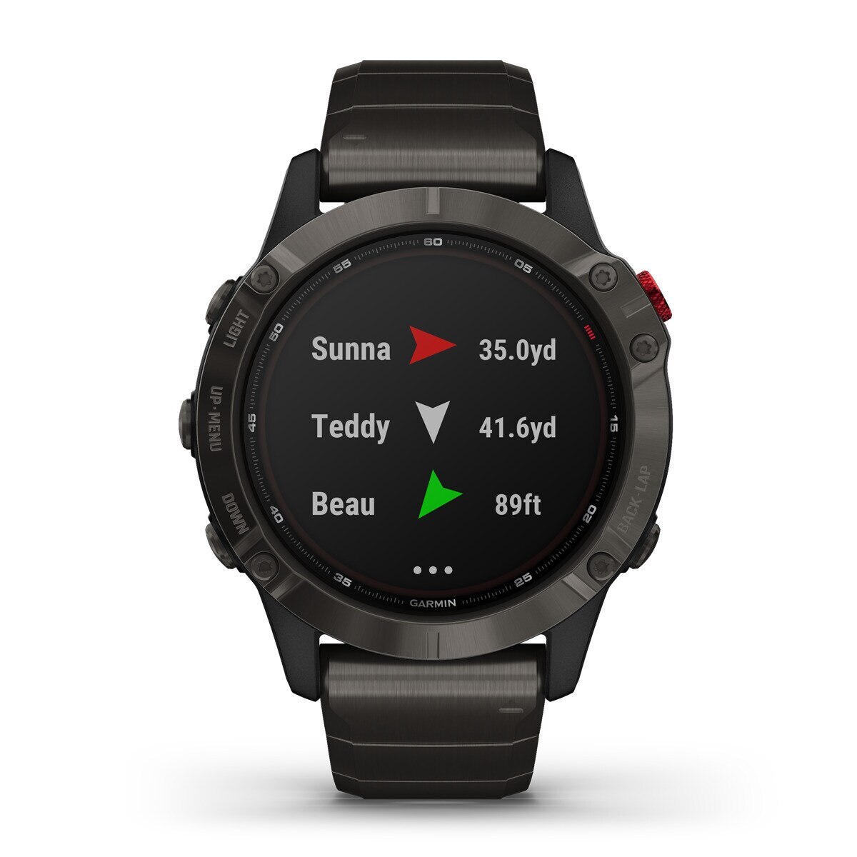 Relógio GPS Fenix 6 Pro Solar Preto / Cinzento-6