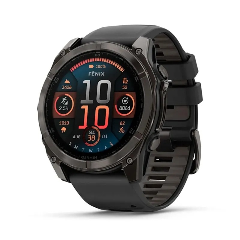 Imagem 0 de Relógio Smartwatch Fenix 8 Zafiro Amoled Titânio DLC - 51mm