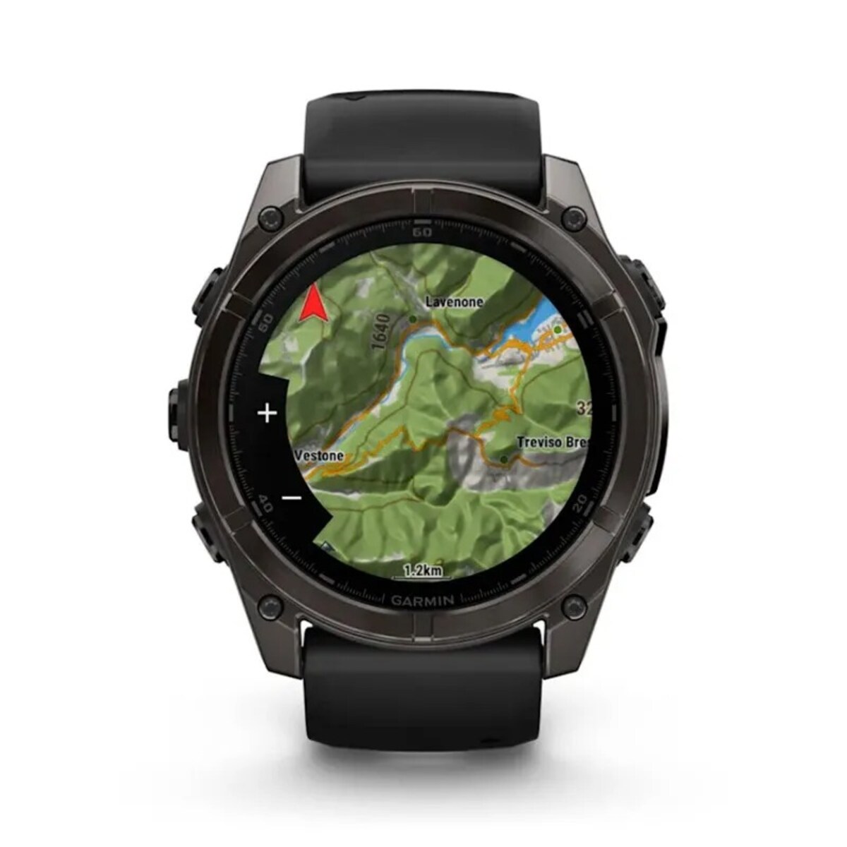 Relógio Smartwatch Fenix 8 Zafiro Amoled Titânio DLC - 51mm Cinzento carvão-5