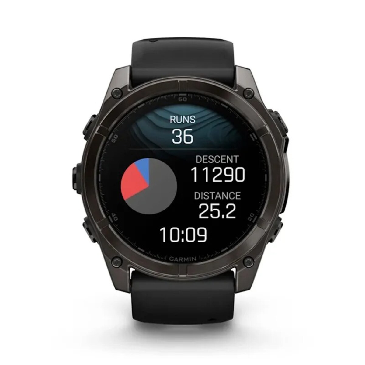Relógio Smartwatch Fenix 8 Zafiro Amoled Titânio DLC - 51mm Cinzento carvão-7