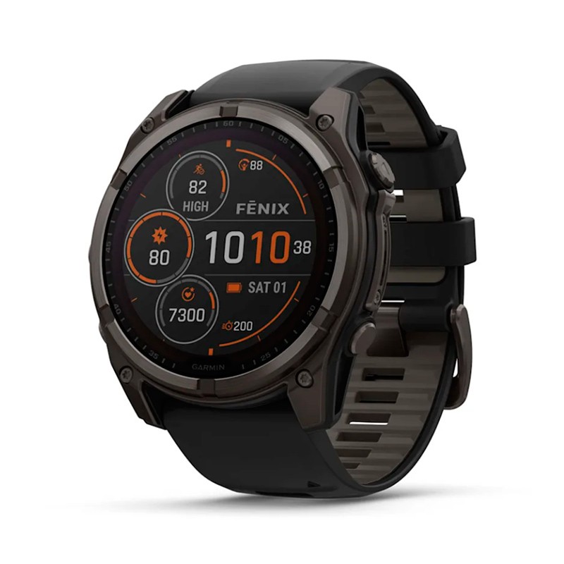 Imagem 0 de Relógio Smartwatch Fenix 8 Zafiro Solar, Titânio DLC - 51 mm
