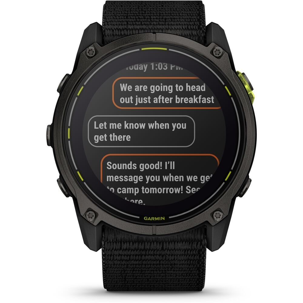 Relógio Smartwatch Enduro 3 com GPS de Alto Rendimento Cinzento carvão-5