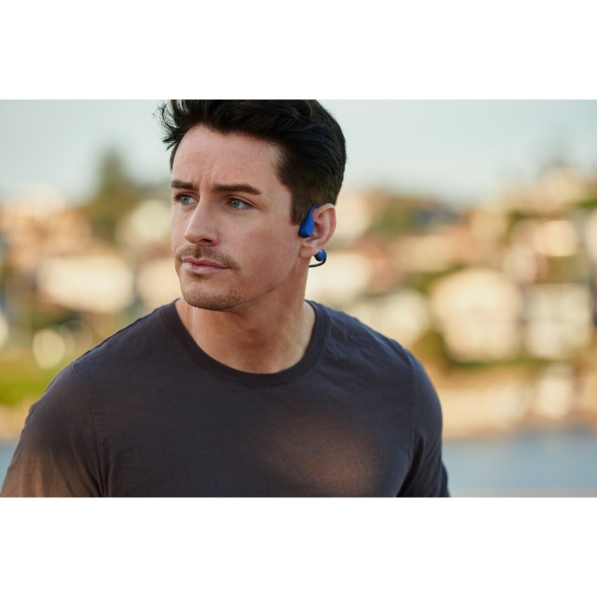Auriculares Desportivos de Condução Óssea Sem Fios OpenRun Azul-4