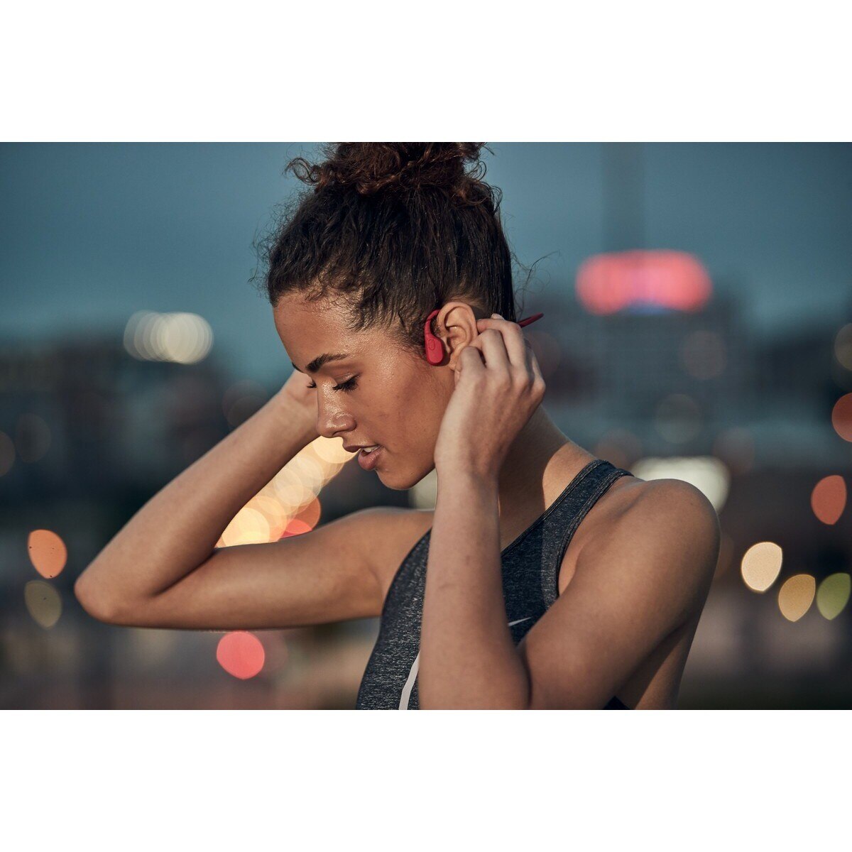 Auriculares Desportivos de Condução Óssea Sem Fios OpenRun Vermelho-7