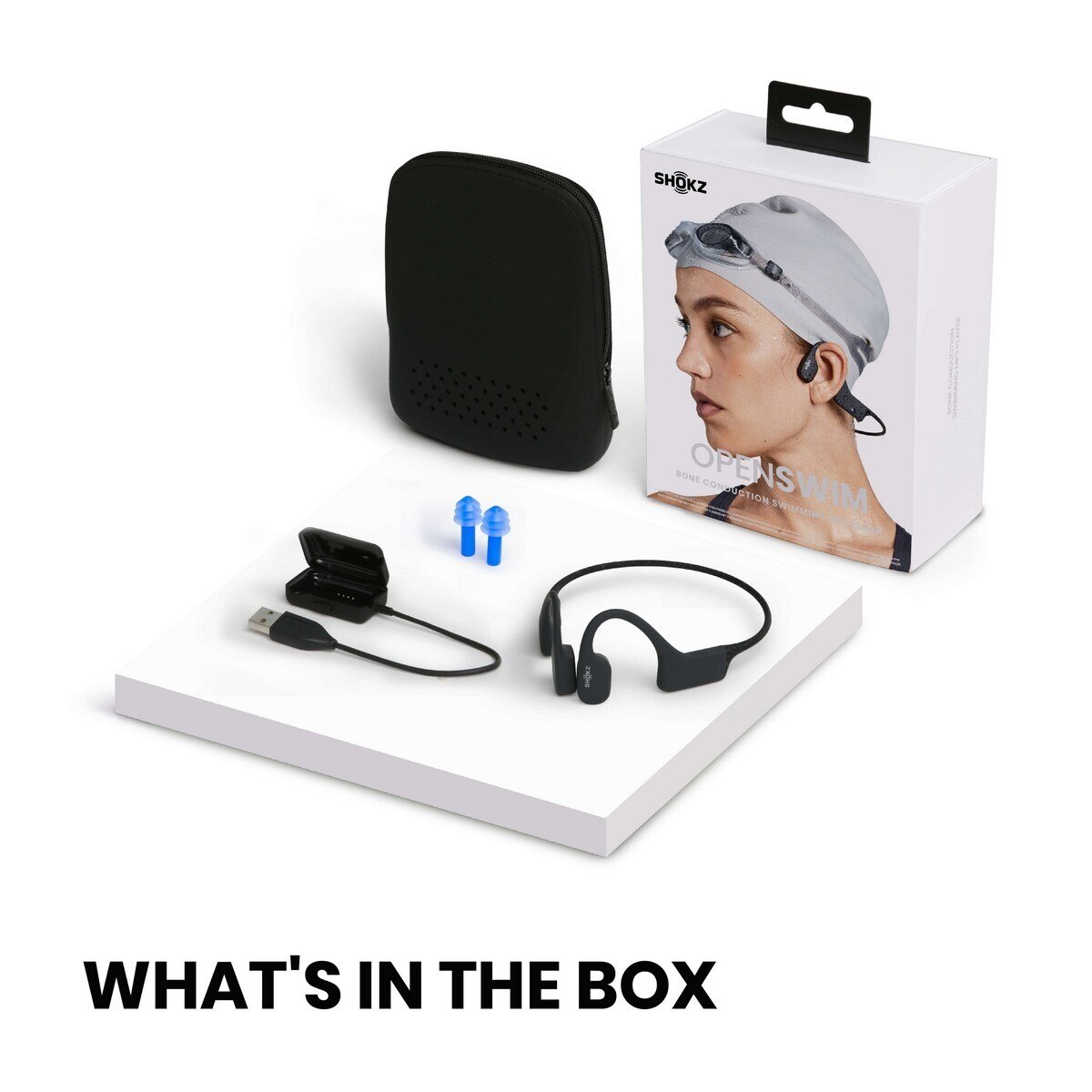 Auriculares Desportivos de Condução Óssea Sem Fios OpenSwim Azul-2
