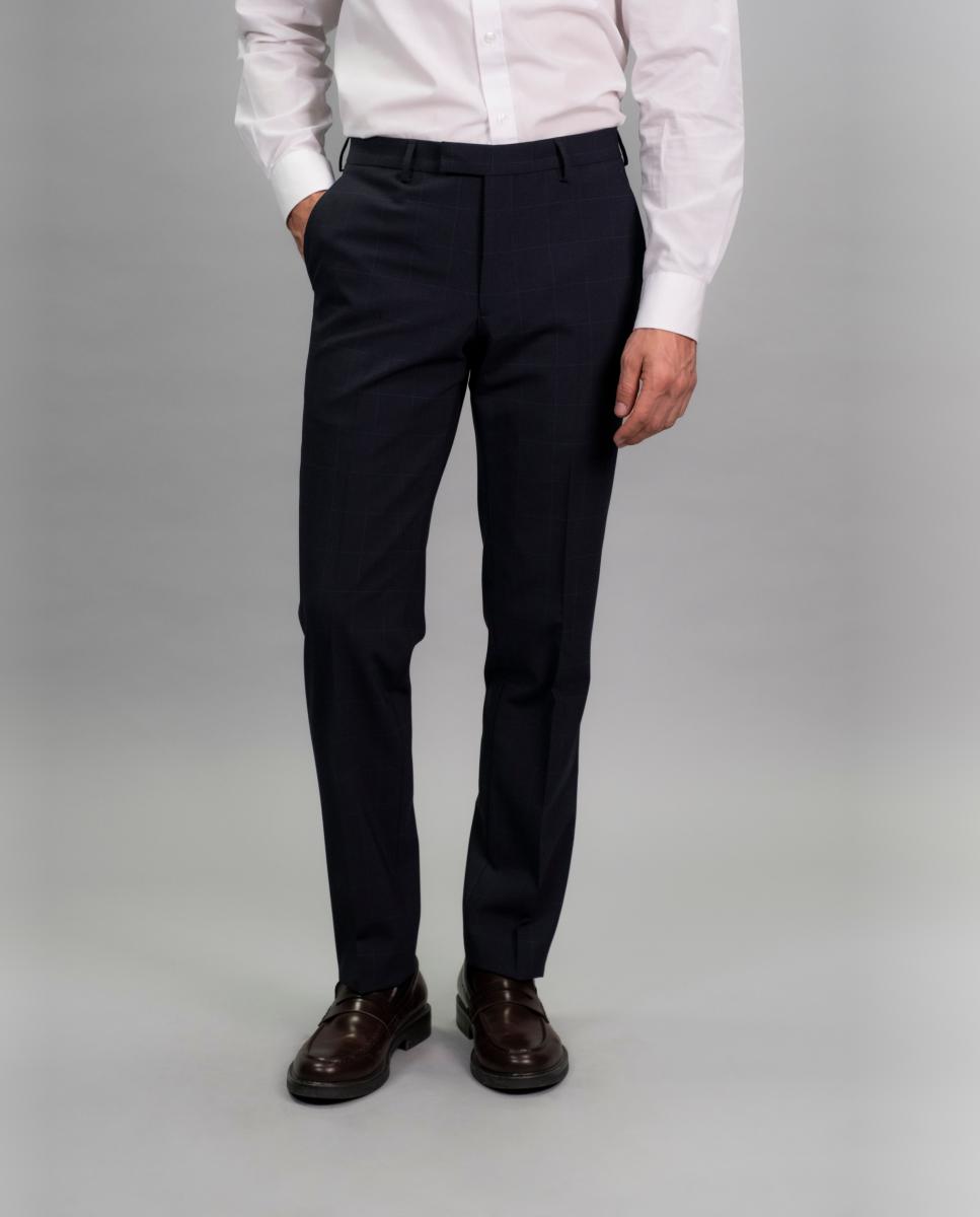 Calça de Cerimónia Azul-escuro-3
