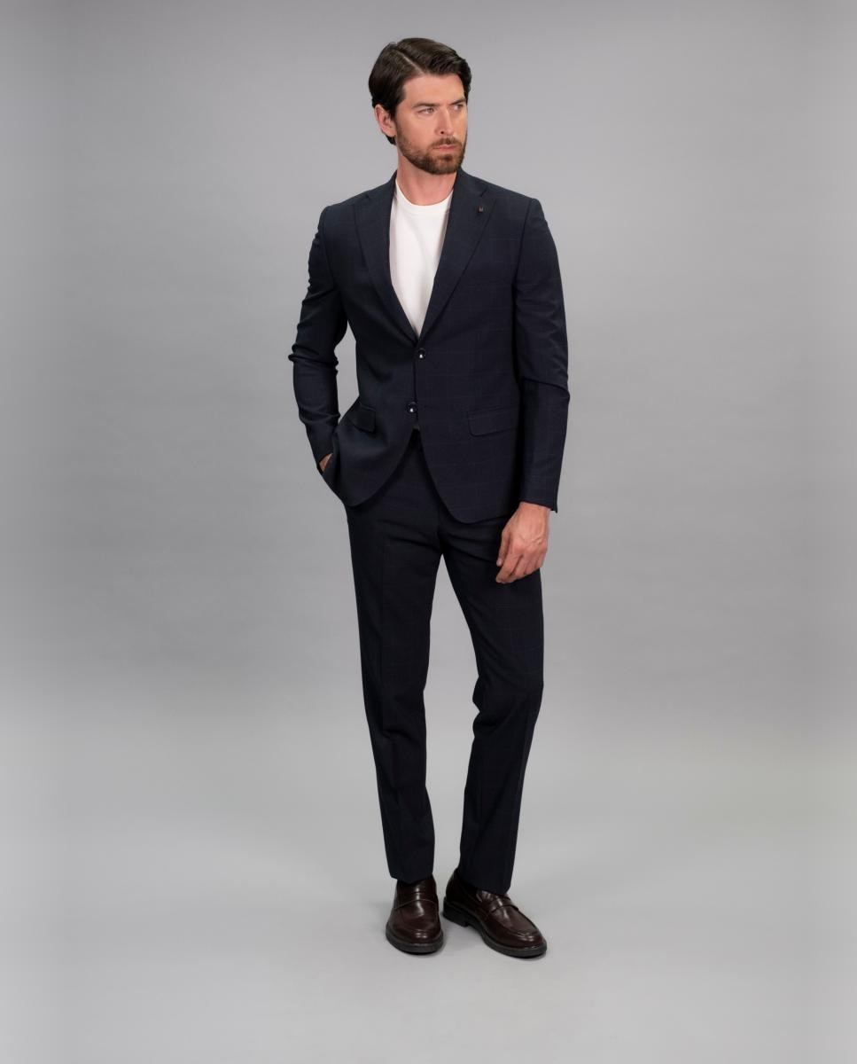Calça de Cerimónia Azul-escuro-4