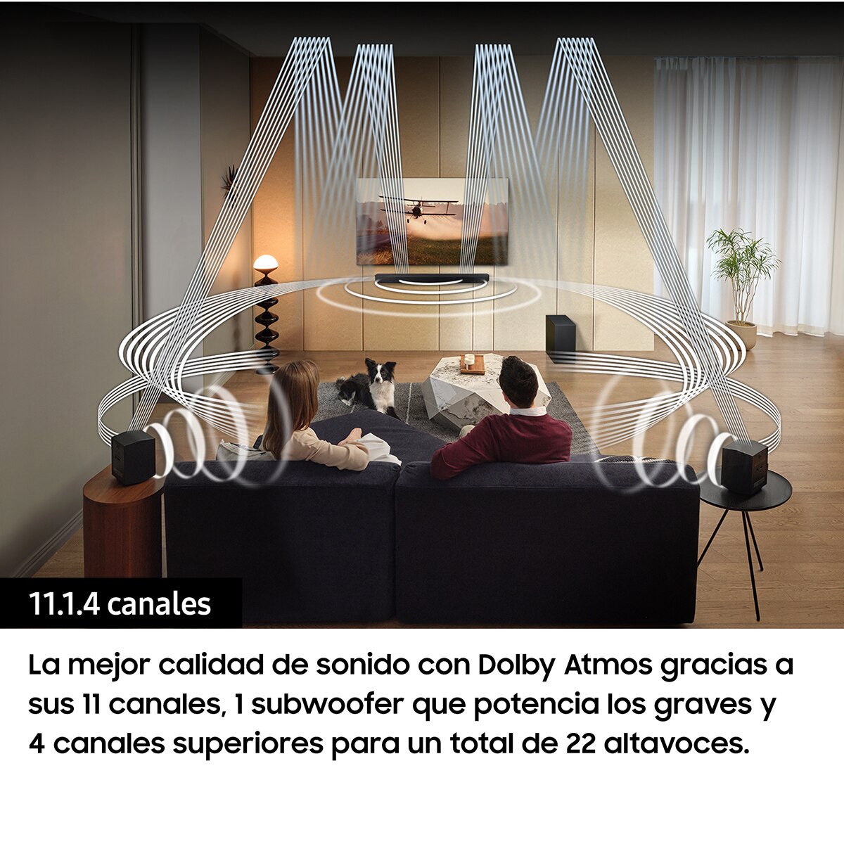 Recondicionado - Grade B - Barra de Som Samsung 2023 HW-Q990C Dolby Atmos y DTS: X, Q-Symphony, 11.1.4 ch, 656W, Subwoofer sem Fios Preto-4