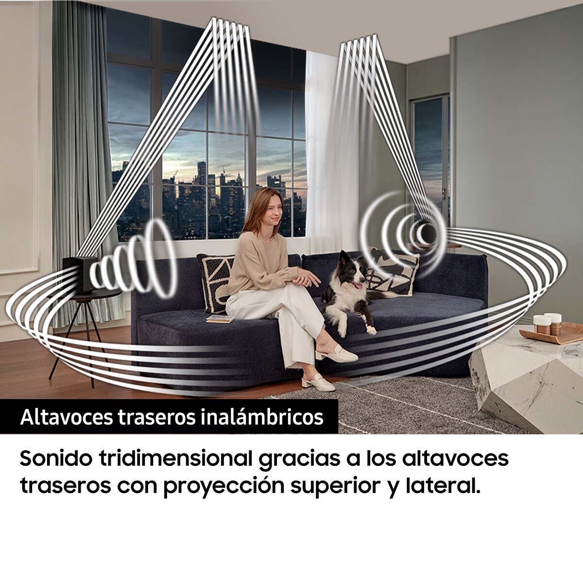 Recondicionado - Grade B - Barra de Som Samsung 2023 HW-Q990C Dolby Atmos y DTS: X, Q-Symphony, 11.1.4 ch, 656W, Subwoofer sem Fios Preto-6