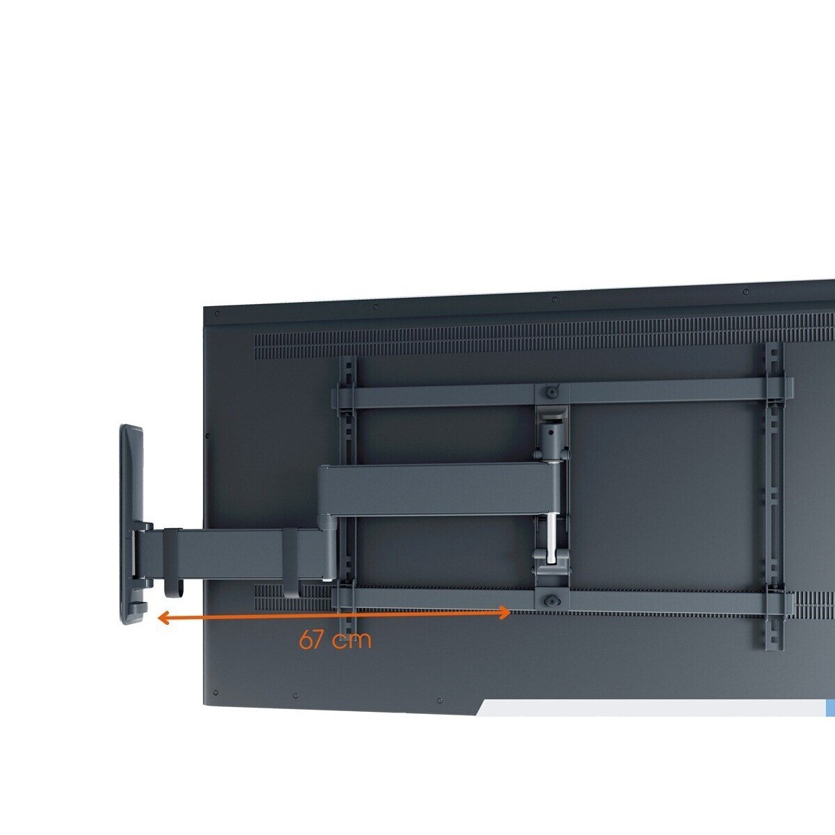 Recondicionado - Grade B - Suporte de Parede Giratório até 180º Vogel's TVM 3645 para TV de 40" a 77" até 35 kg - Branco Branco-5