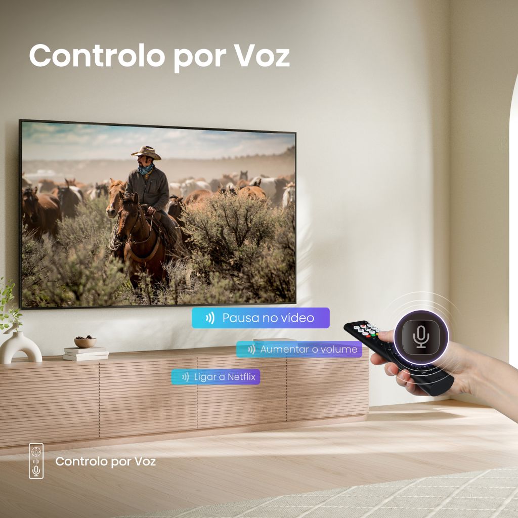 Recondicionado - Grade A - TV LED 65" Hisense 65A6Q, UHD 4K, Smart TV Preto-8