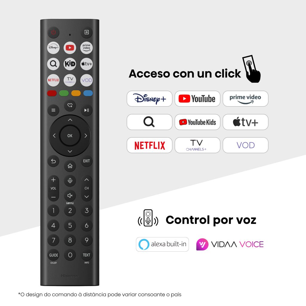 Recondicionado - Grade A - TV LED 65" Hisense 65A6Q, UHD 4K, Smart TV Preto-10