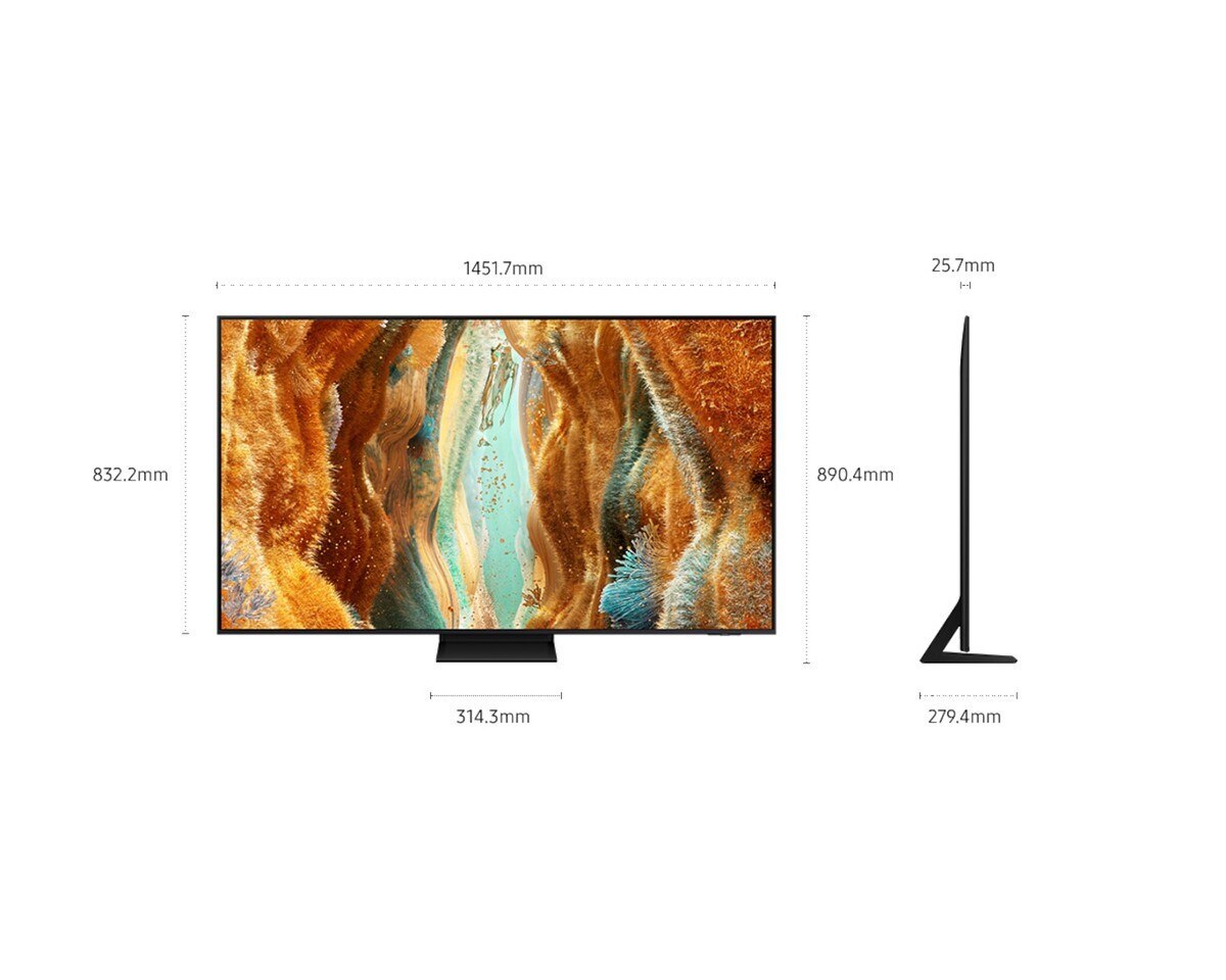 Recondicionado - Grade A - TV 65" Neo QLED QN70F 4K Samsung TQ65QN70FAUXXC Vision AI Smart TV Preto-7