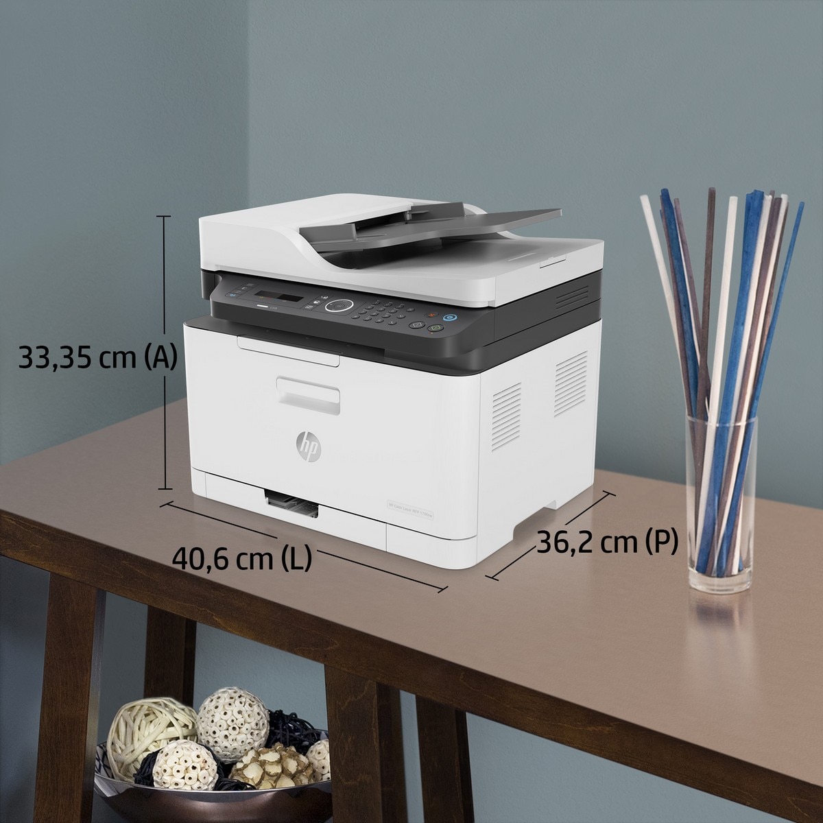 Impressora Multifunções HP Cor Laser 179fnw Fax Wi-Fi Branco-5