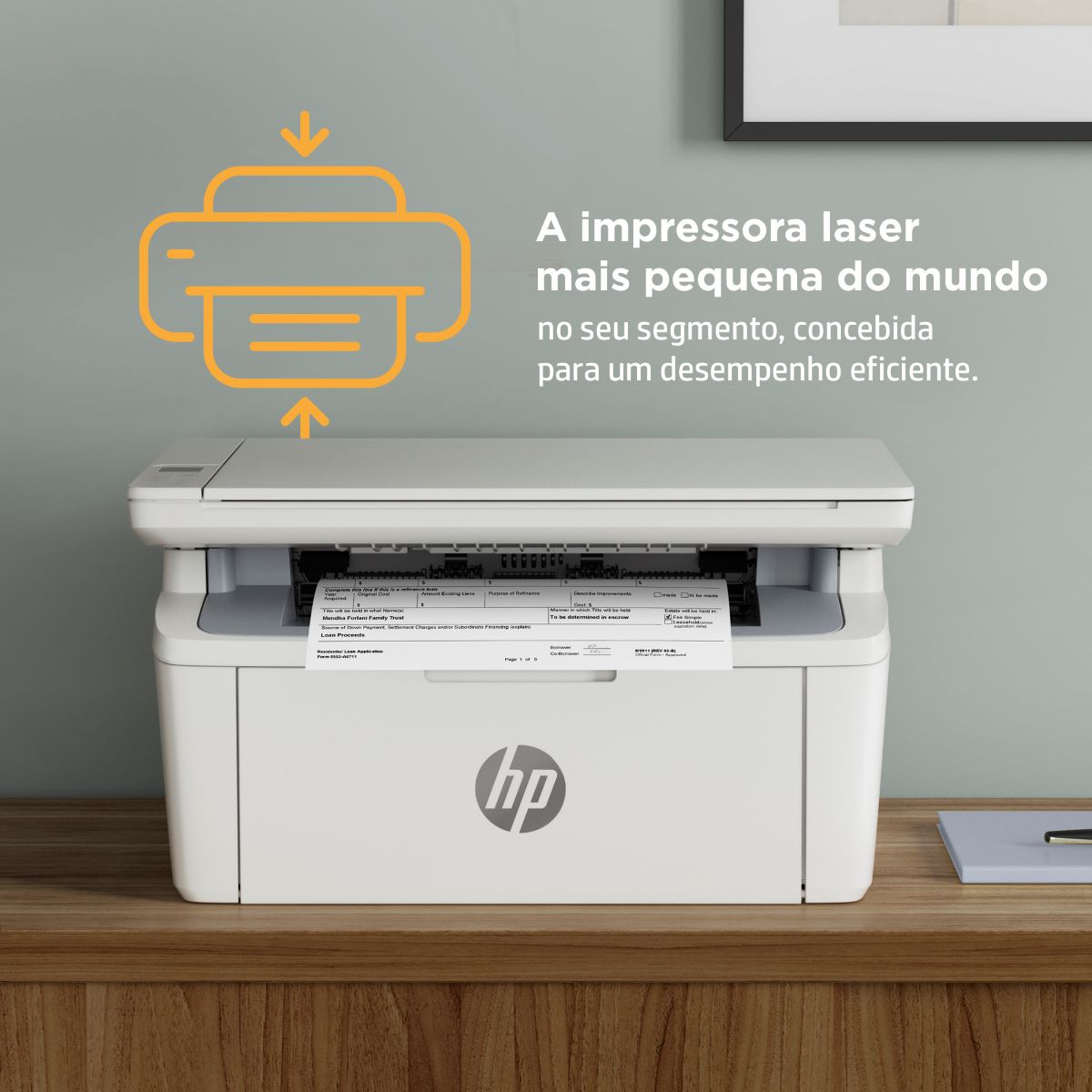 Impressora Laser multifunções HP LaserJet M140w, Wi-Fi Branco-6