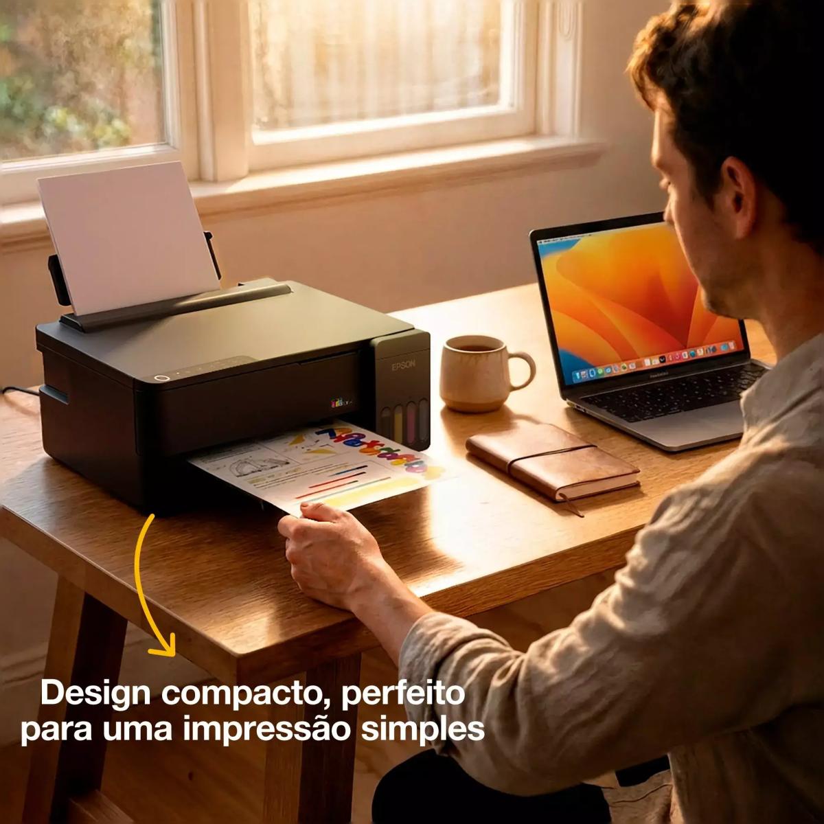 Impressora Jato de Tinta Epson EcoTank ET-1910 - Impressão - Duplex Manual, Wireless Preto-2