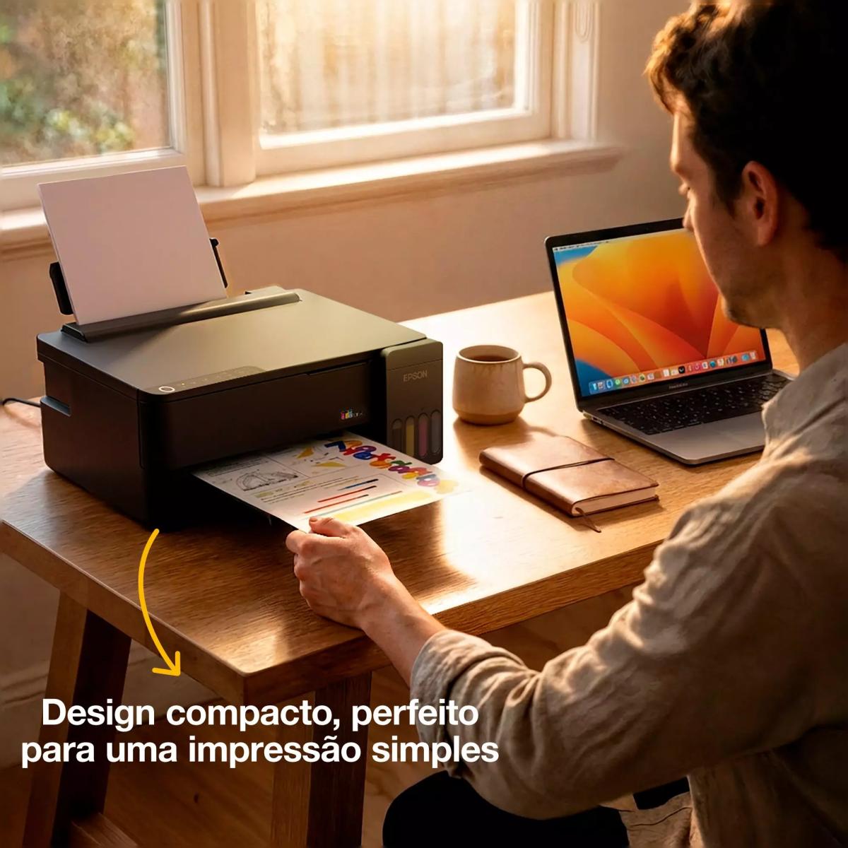 Impressora Jato de Tinta Epson EcoTank ET-1910 - Impressão - Duplex Manual, Wireless Preto-8