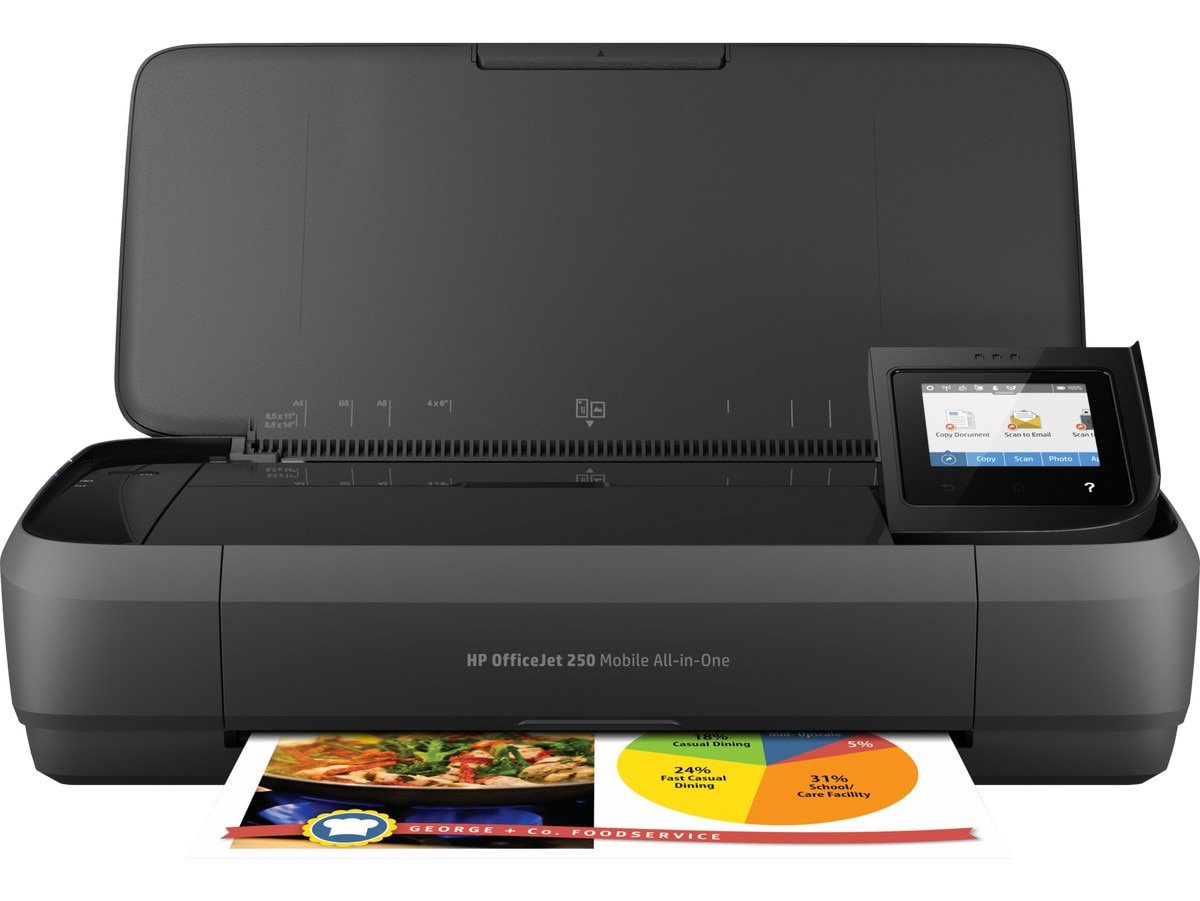 Imagem 0 de Impressora Multifunções HP Officejet 250 Mobile AiO , Ecrã Gráfico a cores,  USB, wifi, CZ992A
