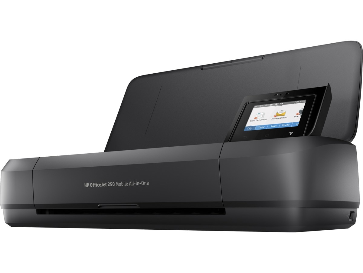 Impressora Multifunções HP Officejet 250 Mobile AiO , Ecrã Gráfico a cores, USB, wifi, CZ992A Preto-3