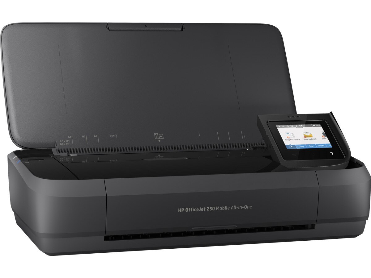 Impressora Multifunções HP Officejet 250 Mobile AiO , Ecrã Gráfico a cores, USB, wifi, CZ992A Preto-11