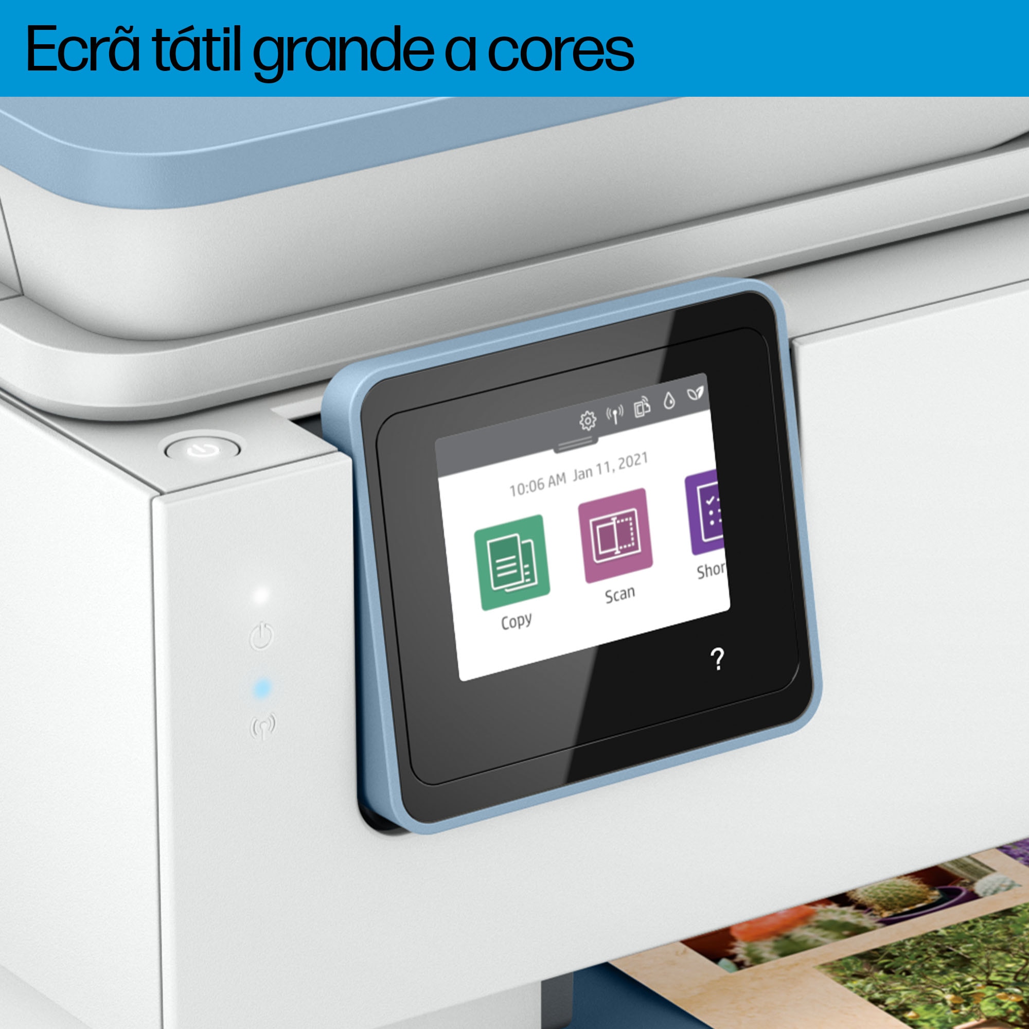 Impressora Multifunções HP ENVY Inspire 7921e, Ecrã Tátil, Wireless, Instant Ink 2H2P6B Azul / Branco-7