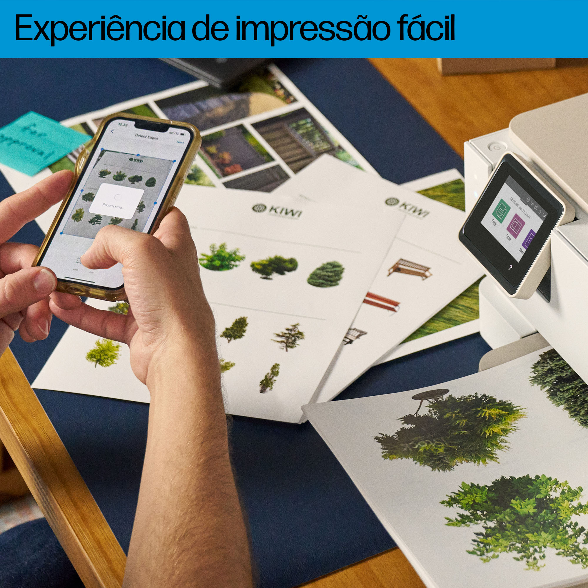 Impressora Multifunções HP ENVY Inspire 7921e, Ecrã Tátil, Wireless, Instant Ink 2H2P6B Azul / Branco-10