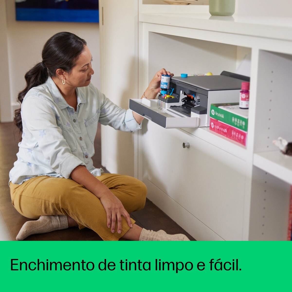 Impressora HP Smart Tank 5105 Reservatório de Tinta de Elevada Capacidade, Multifunções, Jato de Tinta e Wi-Fi 8