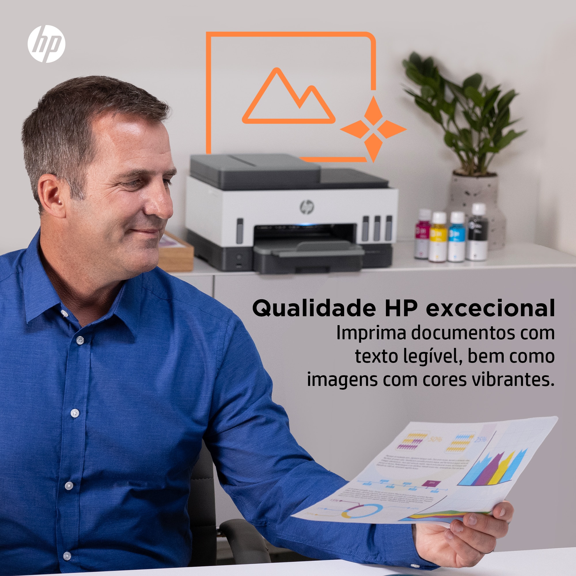Impressora HP Smart Tank 7605 28C02A Multifunções, Jato de Tinta e Wi-Fi Branco / Preto-9